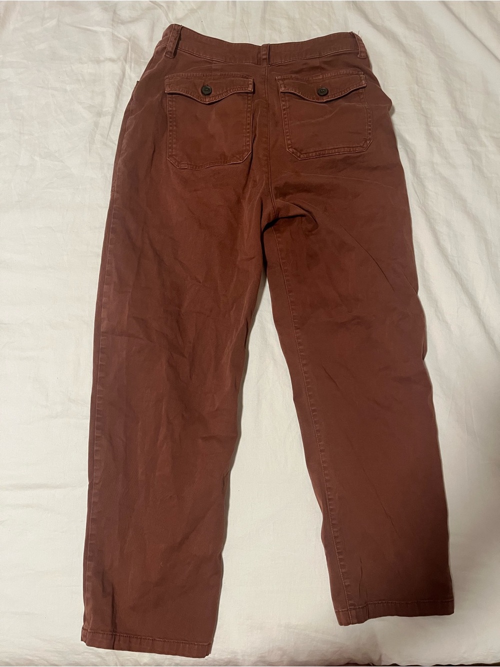 Universal Thread Rust-Colored High-Rise Straight Pants - Picture 2 of 4